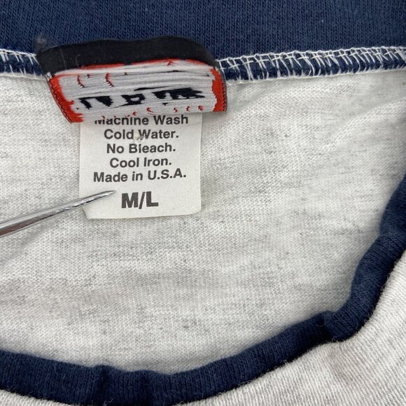 LA Flame Myrtle Beach South Carolina T Shirt Vintage Roll Sleeve size M L Gray - Picture 6 of 7